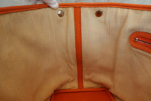 将图片加载到图库查看器，HERMES GARDEN PARTY PM Negonda leather Orange □O刻印 Tote bag 500100207
