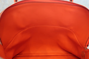 HERMES／エルメス ボリード31 トリヨンクレマンス オレンジポピー T刻印 ショルダーバッグ 700080213