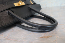 Load image into Gallery viewer, HERMES BIRKIN 30 Togo leather Black □K Engraving Hand bag 700090206
