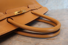 画像をギャラリービューアに読み込む, HERMES／エルメス バーキン40 ボックスカーフ ナチュラル 〇X刻印 ハンドバッグ 700020091
