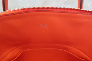 HERMES／エルメス ボリード31 トリヨンクレマンス オレンジポピー T刻印 ショルダーバッグ 700080213