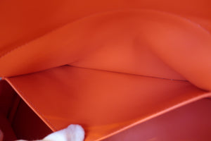 HERMES／エルメス ボリード31 トリヨンクレマンス オレンジポピー T刻印 ショルダーバッグ 700080213