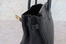 Load image into Gallery viewer, HERMES BIRKIN 30 Togo leather Black □K Engraving Hand bag 700090206
