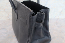 Load image into Gallery viewer, HERMES BIRKIN 30 Togo leather Black □K Engraving Hand bag 700090206
