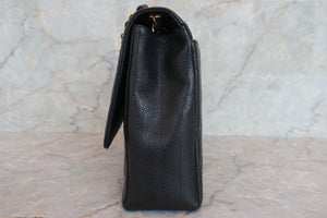CHANEL/シャネル バイアスステッチチェーンショルダーバッグ キャビアスキン ブラック/ゴールド金具 ショルダーバッグ 700060200
