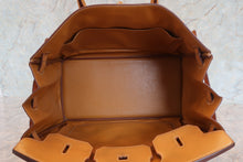 画像をギャラリービューアに読み込む, HERMES／エルメス バーキン40 ボックスカーフ ナチュラル 〇X刻印 ハンドバッグ 700020091
