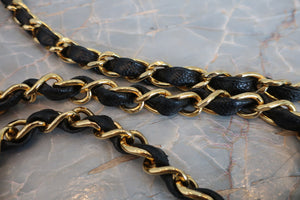 CHANEL/シャネル バイアスステッチチェーンショルダーバッグ キャビアスキン ブラック/ゴールド金具 ショルダーバッグ 700060200