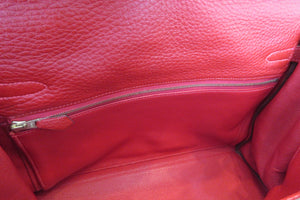 HERMES／エルメス ケリー35 トリヨンクレマンス ルージュヴィフ □H刻印 ショルダーバッグ 700020107