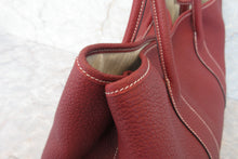 Load image into Gallery viewer, HERMES  GARDEN PARTY PM Negonda leather Rouge H □O Engraving Tote bag 700010025
