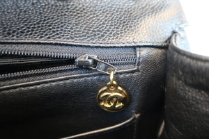 CHANEL/シャネル バイアスステッチチェーンショルダーバッグ キャビアスキン ブラック/ゴールド金具 ショルダーバッグ 700060200