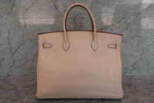 將圖片載入圖庫檢視器 HERMES／エルメス バーキン40 トリヨンクレマンス ベージュ □E刻印 ハンドバッグ 700060118
