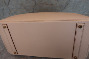 HERMES／エルメス バーキン40 トリヨンクレマンス ベージュ □E刻印 ハンドバッグ 700060118