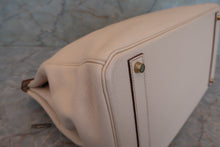 將圖片載入圖庫檢視器 HERMES／エルメス バーキン40 トリヨンクレマンス ベージュ □E刻印 ハンドバッグ 700060118
