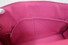 Load image into Gallery viewer, HERMES KELLY 32 Chevre myzore goatskim Fuschia pink □J Engraving Shoulder bag 700090216
