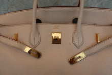 將圖片載入圖庫檢視器 HERMES／エルメス バーキン40 トリヨンクレマンス ベージュ □E刻印 ハンドバッグ 700060118

