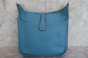 HERMES／エルメス エブリン2GM トリヨンクレマンス ブルージーン □H刻印 ショルダーバッグ 700080208