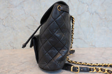 Load image into Gallery viewer, CHANEL Matelasse chain back pack  Lambskin Black/Gold hadware Back pack 800080237
