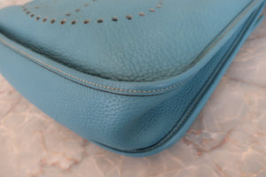 HERMES／エルメス エブリン2GM トリヨンクレマンス ブルージーン □H刻印 ショルダーバッグ 700080208