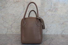 将图片加载到图库查看器，HERMES LINDY 30 Clemence leather  Etoupe gray □L刻印 Shoulder bag 700010097
