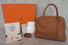 将图片加载到图库查看器，HERMES／BOLIDE 31 Clemence leather Gold T刻印 Shoulder bag 700010054
