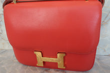 Load image into Gallery viewer, HERMES CONSTANCE3 MINI Tadlakt lether Rouge pivoine A Engraving Shoulder bag 700110065
