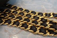 Load image into Gallery viewer, CHANEL Matelasse chain back pack  Lambskin Black/Gold hadware Back pack 800080237
