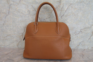 HERMES／BOLIDE 31 Clemence leather Gold T刻印 Shoulder bag 700010054