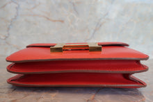 Load image into Gallery viewer, HERMES CONSTANCE3 MINI Tadlakt lether Rouge pivoine A Engraving Shoulder bag 700110065
