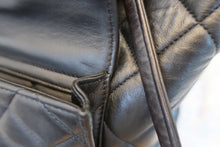 Load image into Gallery viewer, CHANEL Matelasse chain back pack  Lambskin Black/Gold hadware Back pack 800080237
