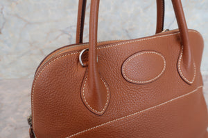 HERMES／BOLIDE 31 Clemence leather Gold □K Engraving Shoulder bag 700090142