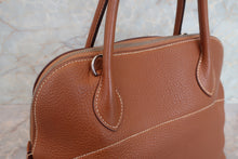 Load image into Gallery viewer, HERMES／BOLIDE 31 Clemence leather Gold □K Engraving Shoulder bag 700090142
