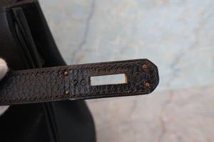 HERMES／エルメス バーキン35 アルデンヌ ブラック 〇Z刻印 ハンドバッグ 700060128
