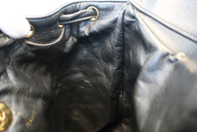 Load image into Gallery viewer, CHANEL Matelasse chain back pack  Lambskin Black/Gold hadware Back pack 800080237
