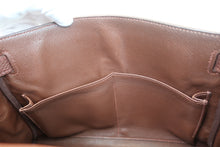 Load image into Gallery viewer, HERMES KELLY 28 Clemence leather Havane □F Engraving Shoulder bag 800070067
