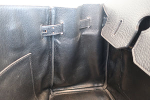 HERMES／エルメス バーキン35 アルデンヌ ブラック 〇Z刻印 ハンドバッグ 700060128