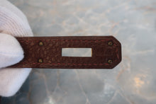 Load image into Gallery viewer, HERMES KELLY 28 Clemence leather Havane □F Engraving Shoulder bag 800070067
