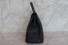 Load image into Gallery viewer, HERMES KELLY 28 Clemence leather Black □R Engraving Shoulder bag 700100040
