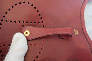HERMES／エルメス エブリンTPM ボックスカーフ ルージュアッシュ □F刻印 ショルダーバッグ 700080209