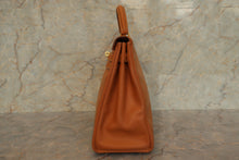 画像をギャラリービューアに読み込む, HERMES／エルメス ケリー32 ボックスカーフ ナチュラル 〇X刻印 ショルダーバッグ 700080033
