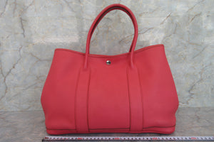 HERMES  GARDEN PARTY PM Negonda leather Bougainvillier □N刻印 Tote bag 700070180