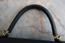 Load image into Gallery viewer, HERMES KELLY 28 Clemence leather Black □R Engraving Shoulder bag 700100040
