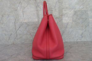 HERMES  GARDEN PARTY PM Negonda leather Bougainvillier □N刻印 Tote bag 700070180