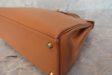 画像をギャラリービューアに読み込む, HERMES／エルメス ケリー32 ボックスカーフ ナチュラル 〇X刻印 ショルダーバッグ 700080033
