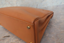 画像をギャラリービューアに読み込む, HERMES／エルメス ケリー32 ボックスカーフ ナチュラル 〇X刻印 ショルダーバッグ 700080033
