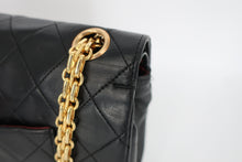 画像をギャラリービューアに読み込む, CHANEL/シャネル マトラッセWフラップチェーンショルダーバッグ ラムスキン ブラック/ゴールド金具 ショルダーバッグ 800100151
