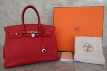 画像をギャラリービューアに読み込む, HERMES／エルメス バーキン35 トリヨンクレマンス ルージュガランス □I刻印 ハンドバッグ 800030047

