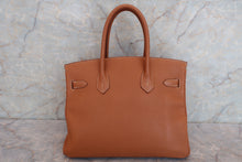 将图片加载到图库查看器，HERMES BIRKIN 30 Togo leather Gold □N刻印 Hand bag 600100010
