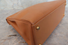 画像をギャラリービューアに読み込む, HERMES／エルメス ケリー32 ボックスカーフ ナチュラル 〇X刻印 ショルダーバッグ 700080033
