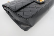 画像をギャラリービューアに読み込む, CHANEL/シャネル マトラッセWフラップチェーンショルダーバッグ ラムスキン ブラック/ゴールド金具 ショルダーバッグ 800100151
