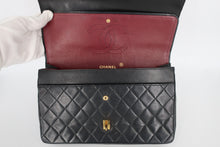 画像をギャラリービューアに読み込む, CHANEL/シャネル マトラッセWフラップチェーンショルダーバッグ ラムスキン ブラック/ゴールド金具 ショルダーバッグ 800100151

